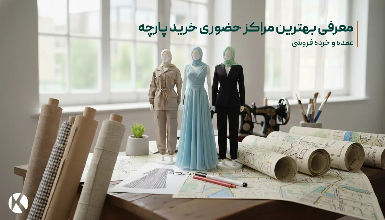 معرفی بهترین مراکز حضوری خرید پارچه عمده و خرده فروشی